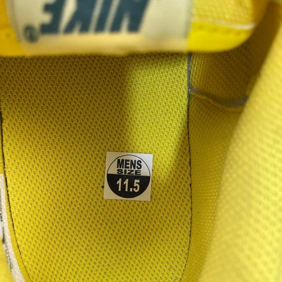 Nike SB Zoom Bruin yellow trainers. Size US 11.5 - Picture 3 of 6